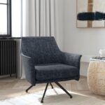 Aura Upholstered Swivel Accent Chair - Image 2