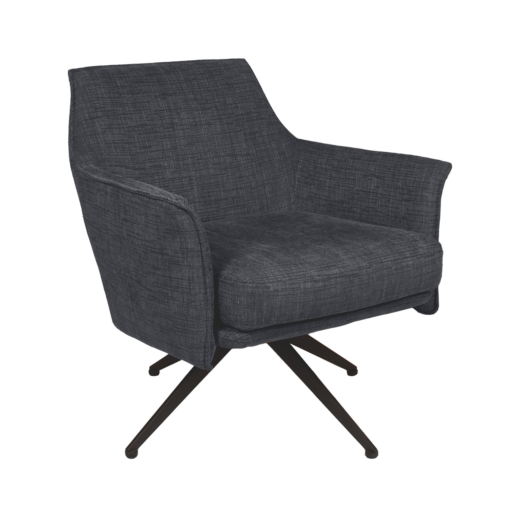OC-91015-NV_001 Aura Upholstered Swivel Accent Chair - Image 1