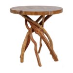 Roell Organic Teak Branch Accent Side Table - Image 2