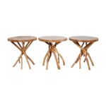 Roell Organic Teak Branch Accent Side Table - Image 4