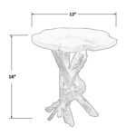 Roell Organic Teak Branch Accent Side Table - Image 5