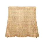 Betty Skirted Handwoven Rattan Console Table - Image 5