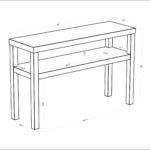 Gia Raffia Wrapped Solid Wood Console Table - Image 10