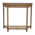 Hazel Demilune Solid Wood Console Table - Image 3