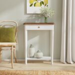 Charlotte Bayur Wood Console Table with Storage Drawer - Image 8