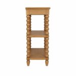 Elanor Turned Leg Console Table With Two Shelves - Image 4