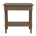 Marisol Solid Wood Side Table with Shelf - Image 7