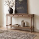 Marisol Console Table With Two Drawers And Shelf - Image 2