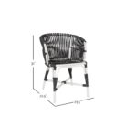 Martina Woven Rattan Outdoor Occasional Chair - Image 16