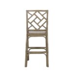Stacie Rattan Lattice Back Stool - Image 22