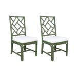 Stacie Rattan Lattice Back Dining Chair, Set of 2 - Image 17
