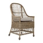 Bayside Handwoven Raffia Accent Chair