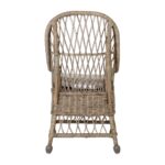 Bayside Handwoven Raffia Accent Chair - Image 4