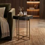 Adela Box-Style Solid Wood Side Table