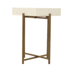 Adela Box-Style Solid Wood Side Table - Image 5