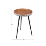 Jada Bone Inlay Accent Side Table - Image 6