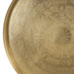 Eros Antique Brass Tray Top Accent Table - Image 6