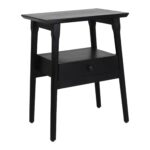 Kit Solid Mango Wood 1-Drawer Storage Side Table - Image 7