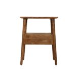 Kit Solid Mango Wood 1-Drawer Storage Side Table - Image 4