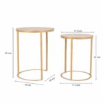 August Solid Wood Nesting Tables, Set of 2 - Image 6