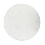 Alto Round Textured Metal Martini Accent Table - Image 3