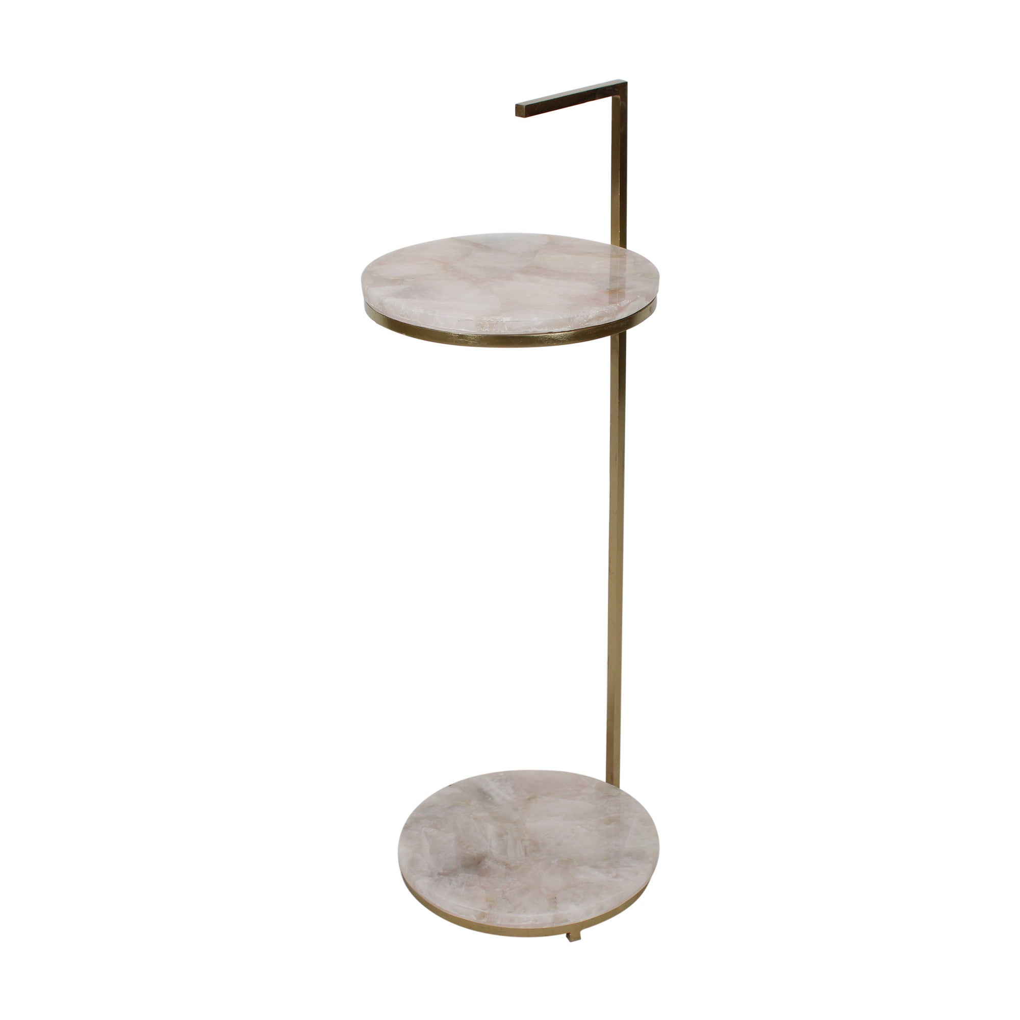 ST-323445-PK_001 Ava Agate Stone Martini Accent Table - Image 1