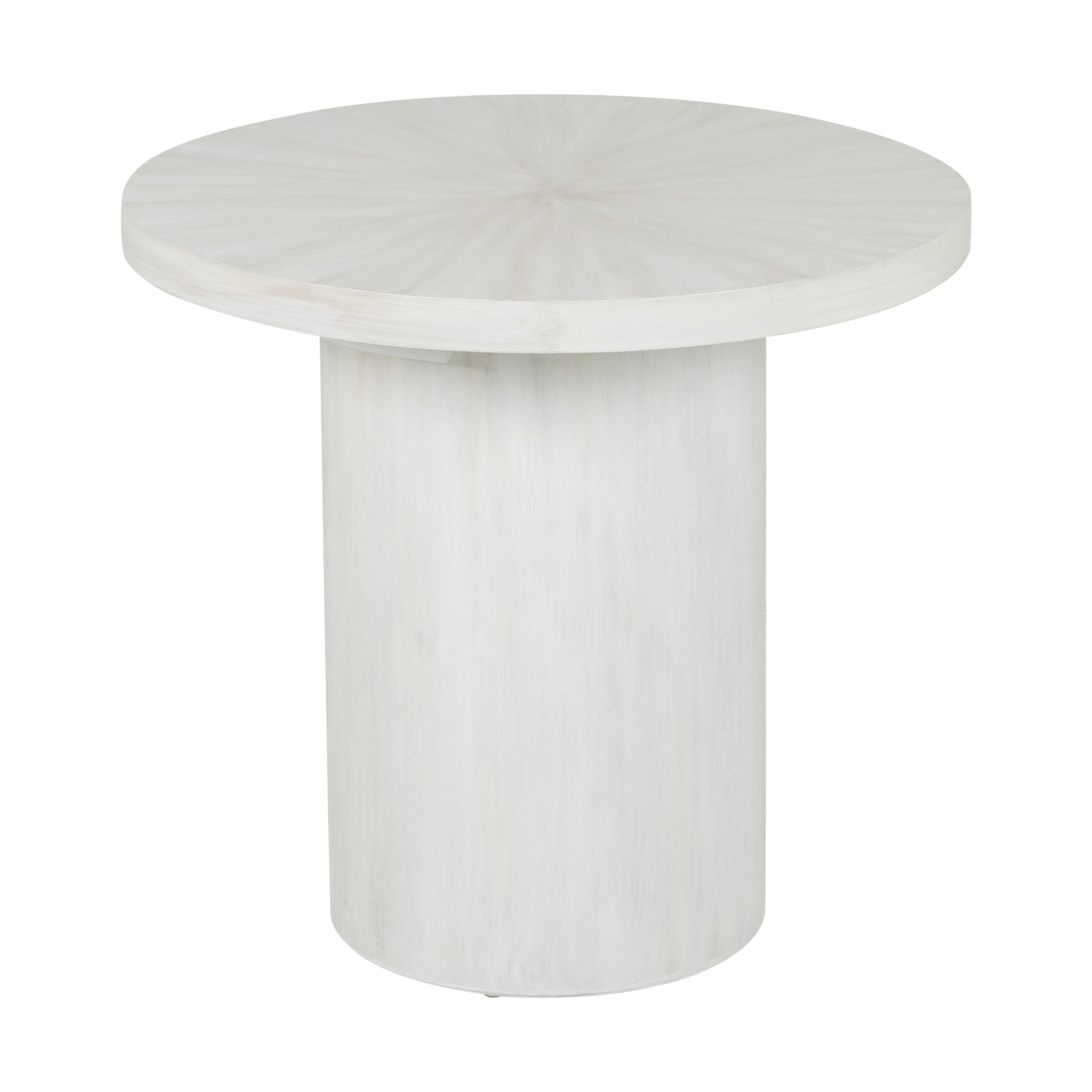 ST-329111_001_1 Bianca Pedestal Solid Mango Wood Side Table - Image 1