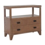 Ezra Solid Wood 2-Drawer Nightstand - Image 2