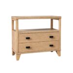 Ezra Solid Wood 2-Drawer Nightstand - Image 8