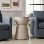 Cinched Drum Solid Mango Wood Side Table - Image 6
