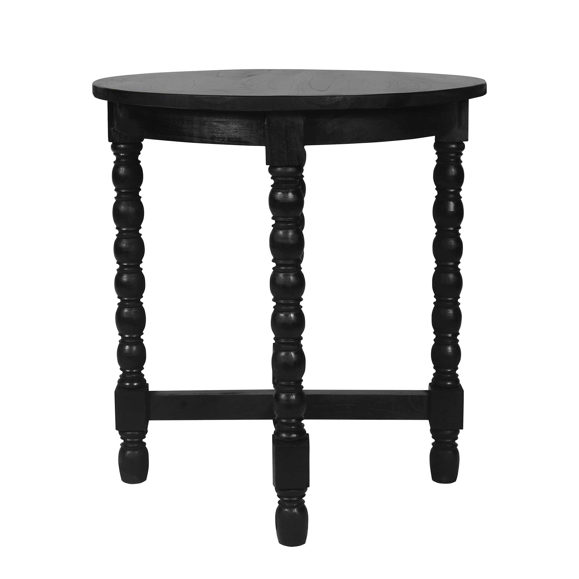 ST-69198-BL_001 Adair Solid Wood Bobbin Turned-Leg Accent Side Table - Image 1
