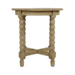 Adair Solid Wood Bobbin Turned-Leg Accent Side Table - Image 9