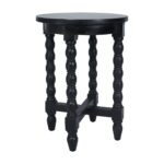 Adair Solid Wood Bobbin Turned-Leg Accent Side Table - Image 13