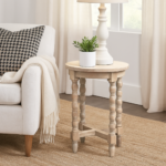 Adair Solid Wood Bobbin Turned-Leg Accent Side Table - Image 19