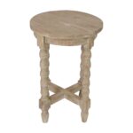 Adair Solid Wood Bobbin Turned-Leg Accent Side Table - Image 20