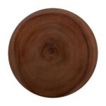 Allura Asymmetrical Solid Munggur Wood Side Table - Image 4
