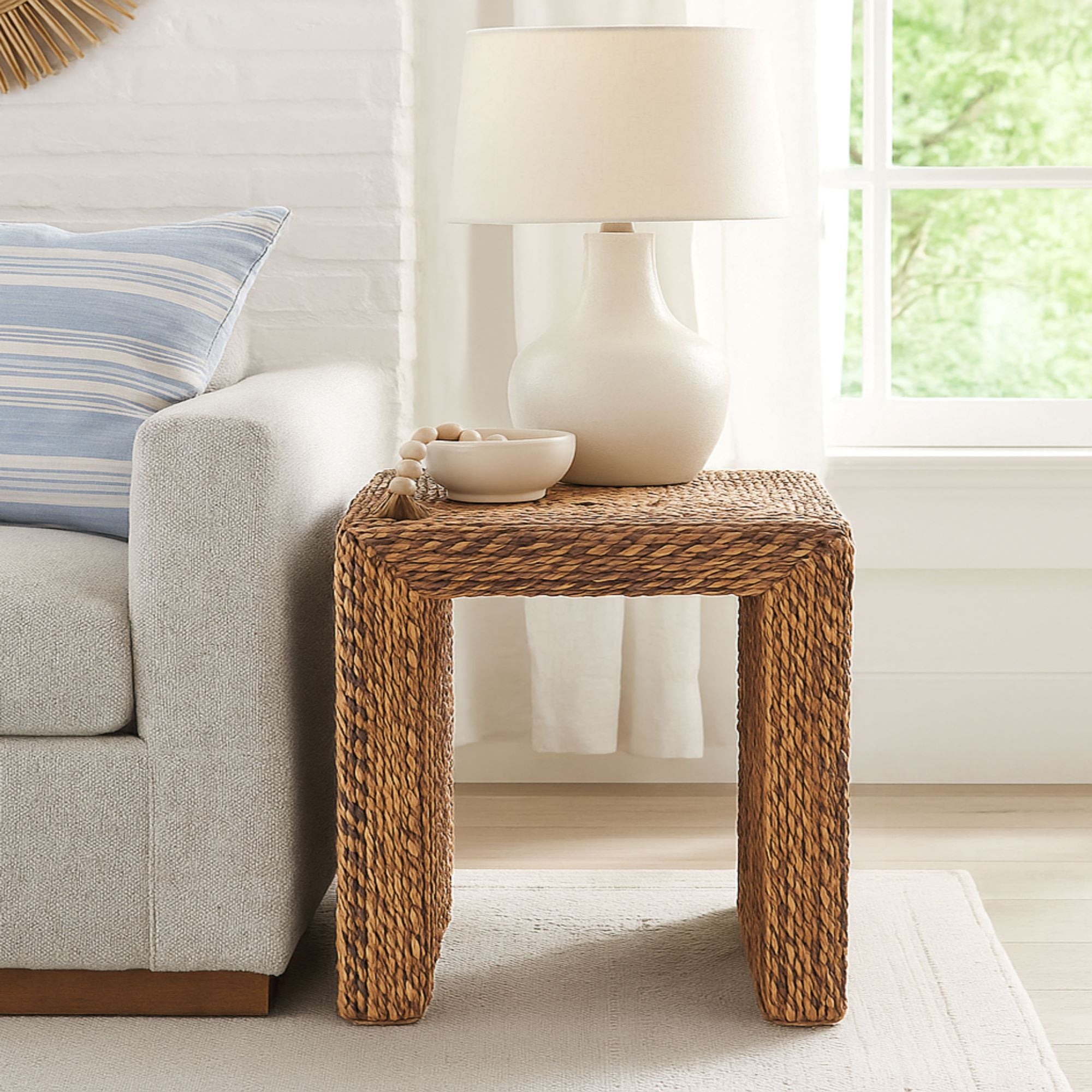 ST-70112-002-ALL3D Soren Rectangular Braided Seagrass Side Table - Image 1