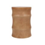 Kimber Ribbed Solid Wood Accent Side Table - Image 3