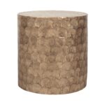 Tasi Round Capiz Shell Accent Table - Image 9