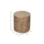 Tasi Round Capiz Shell Accent Table - Image 13