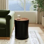 Kaia Munggur Wood Tree Stump Side Table - Image 2