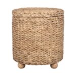Delilah Round Woven Storage Side Table