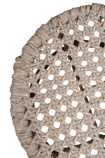 Alana Handwoven Rattan Side Table - Image 4