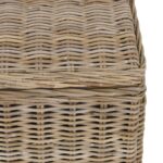Daria Handwoven Abaca Upholstered Storage Bench - Image 15
