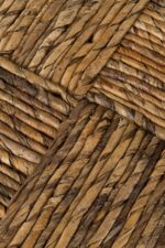 Daria Handwoven Abaca Upholstered Storage Bench - Image 5
