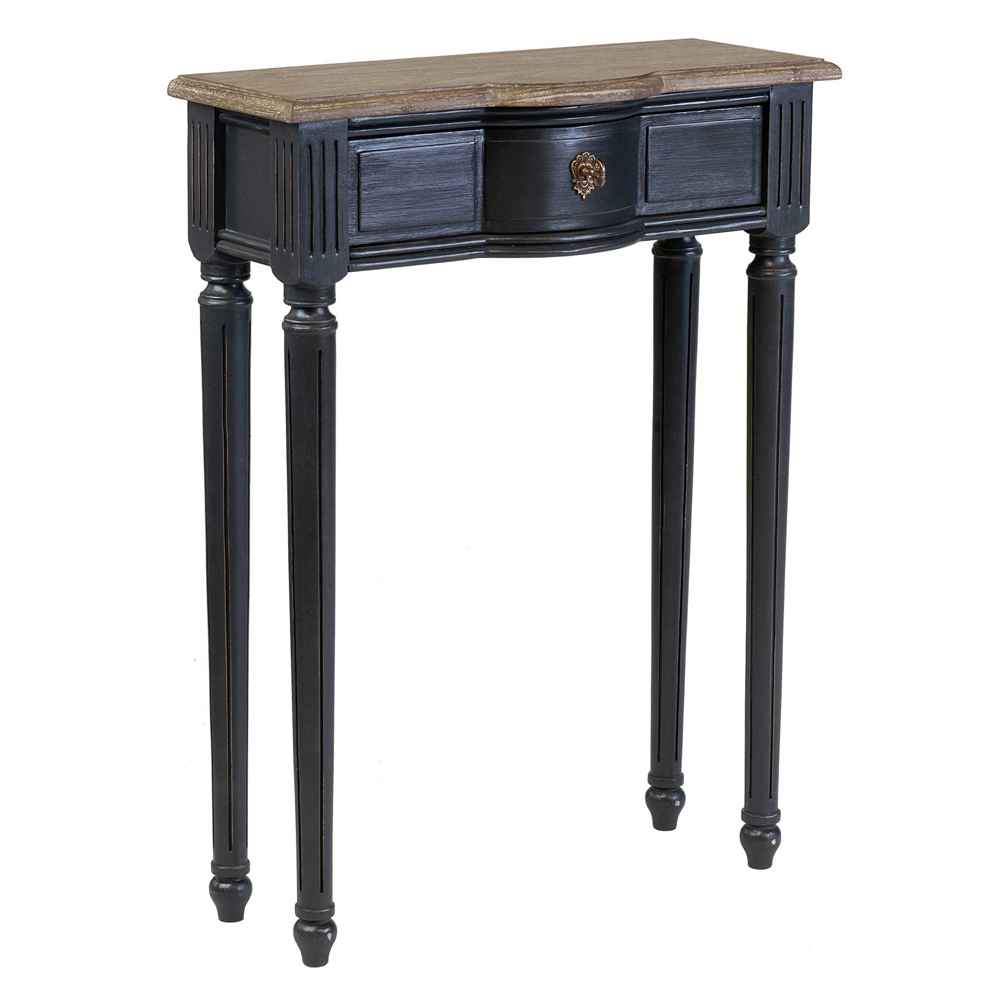 TT-JO-75007-BL_001 Josephine Narrow Solid Wood Console Table - Image 1
