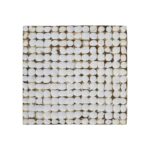 Juliette Square Recycled Coconut Shell Accent Table - Image 4