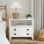 Ezra Solid Wood 2-Drawer Nightstand - Image 13