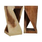Cason Solid Teak Twist Accent Table - Image 6