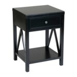 Wright Solid Wood 1-Drawer Nightstand - Image 10